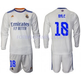 Barn Fotballdrakter Real Madrid Bale 18 Hjemme 2021-22 Langermet